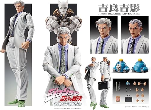 Miniatura 7 de La extraña aventura de Medicos JoJo: Parte 4 - El diamante es irrompible: Estatua de acción estatua de Yoshikage Kira Super Action
