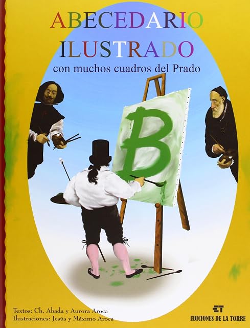 Portada de Abecedario ilustrado con muchos cuadros del Prado