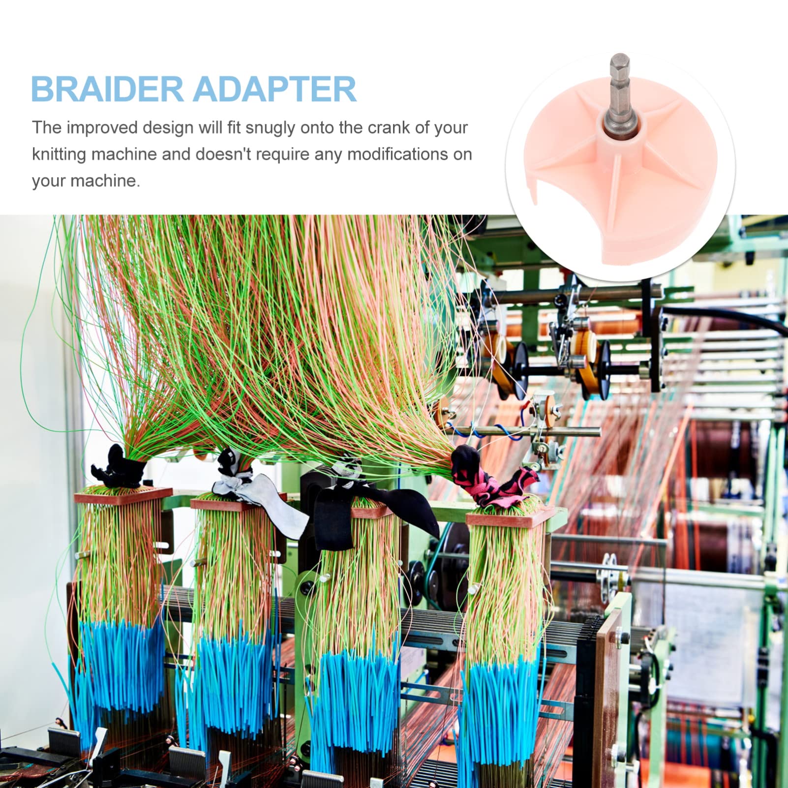 SEWACC 4stücke Knitting Machine Adapter Für Handarbeiten Und Praktischer Strickmaschinenaufsatz Für Anfänger Einfache Material