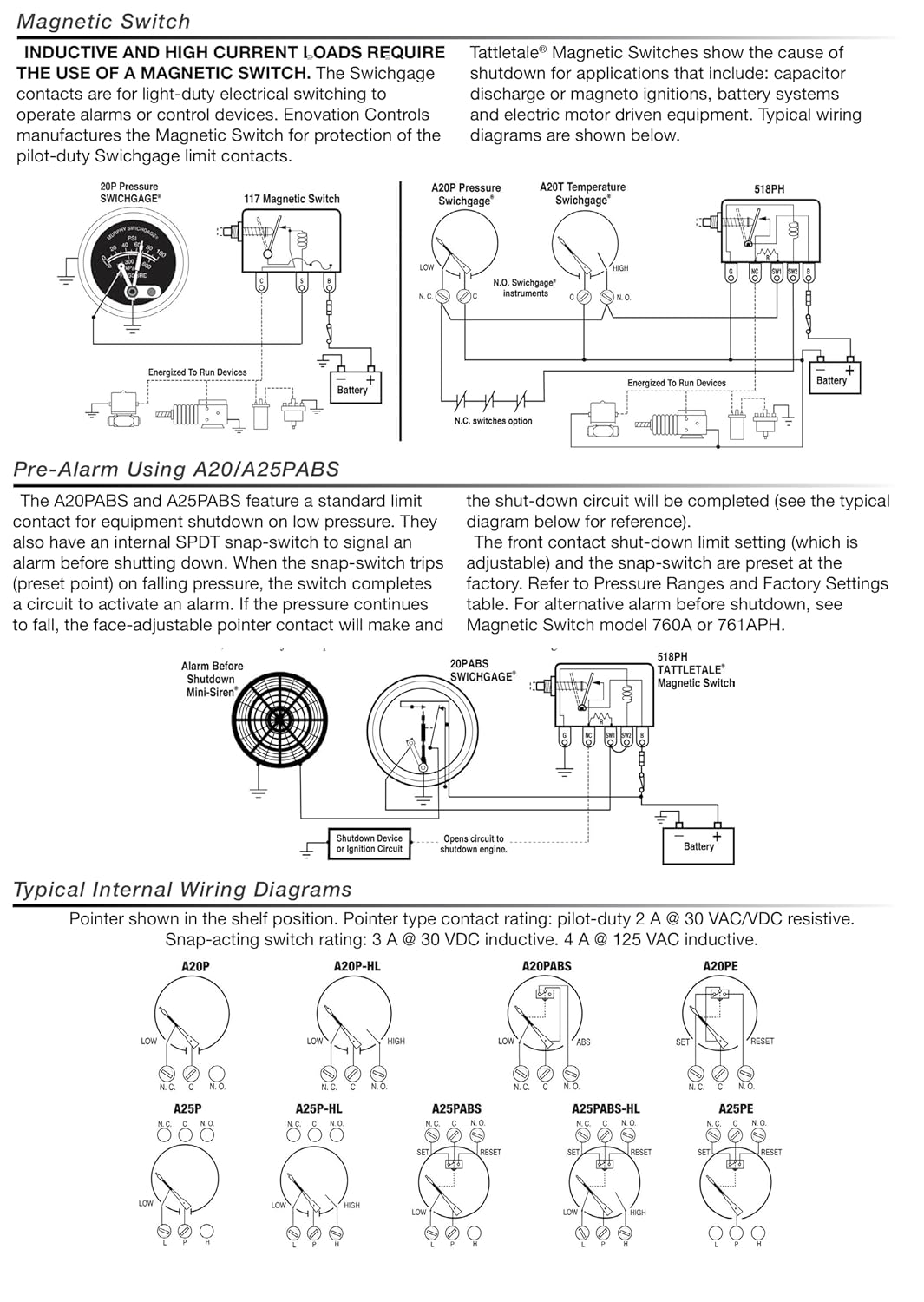 Murphy by Enovation Controls A20P-400 Pressure Swichgage (05702525)