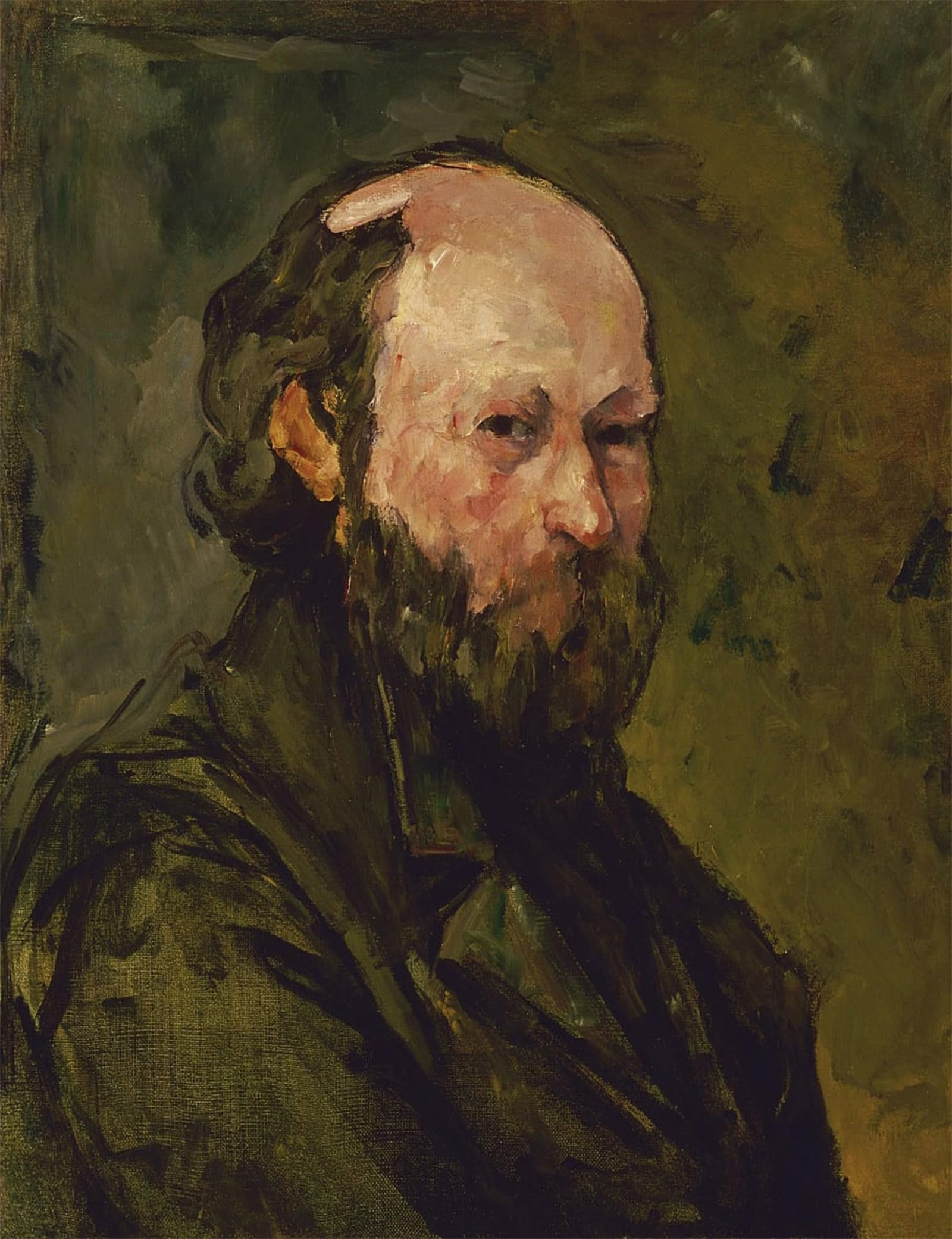 POSTERIIk Vintage Print Pop Art Landscape Artwork Self-portrait by Paul Cézanne Art Prints for Office Home Decor 60x90cm