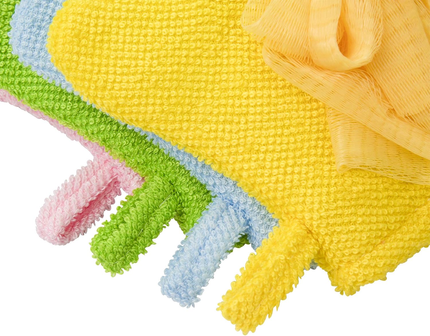 Made Easy Kit Hand Puppet Bath Wash Mitt Towel with Animal Designs for Children Bath Toy