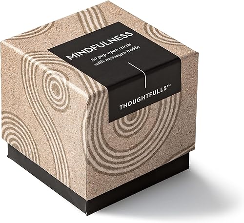 Miniatura 3 de Compendium - Tarjetas plegables ThoughtFulls, con texto en inglés Mindfulness, 30 tarjetas desplegables, cada una con un mensaje inspirador
