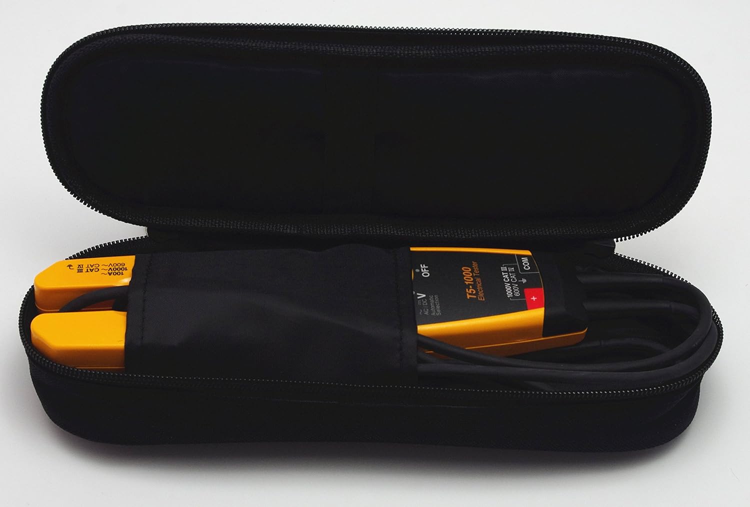 KCH16 Double Zipper Carry Soft Case/Bag Compatible with Clamp Meter or Voltage Current Electrical Tester