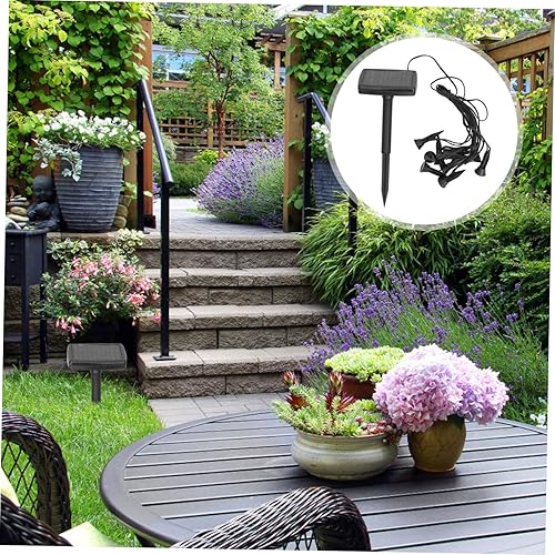 Miniatura 2 de Yardwe 1 Unidades Pequeña Luz de calle Luces solares para exterior Lampara Solar para Exterior Led Paisaje Luz Jardín Solar Luz Solar Piso Enchufe