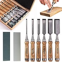 Algopix Similar Product 10 - HAWERK Wood Chisel Sets  Wood Carving