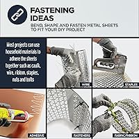 Vista 5 de M-D Building Products 57364 Hoja de aluminio expandible de latón de 24 pulgadas x 48 pulgadas