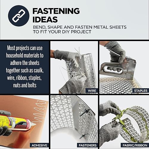 Miniatura 5 de M-D Building Products 57364 Hoja de aluminio expandible de latón de 24 pulgadas x 48 pulgadas