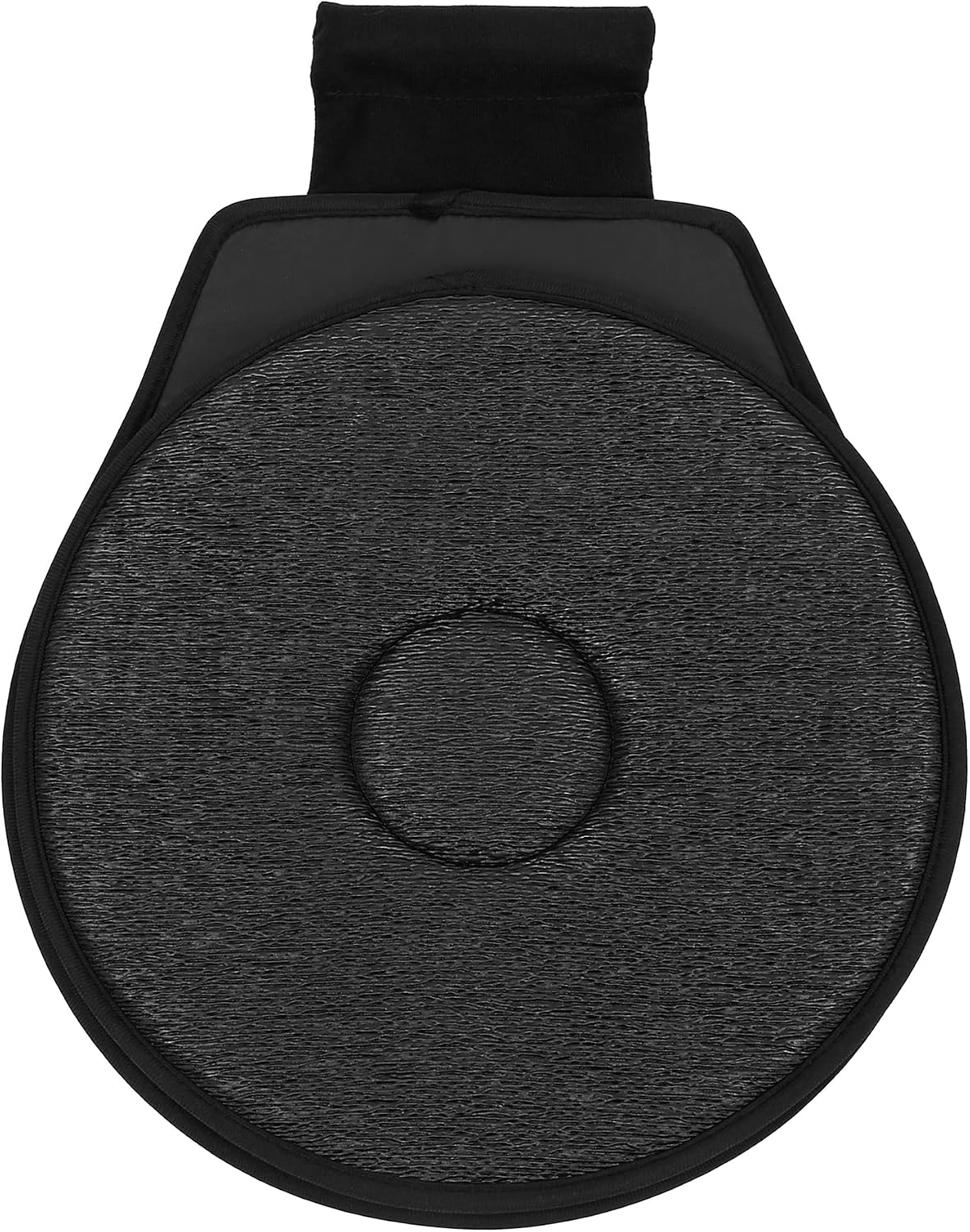 X AUTOHAUX 360° Rotating Cushion Brown Auto Car Swivel Seat Cushion Transfer Disc Fit Car Seat