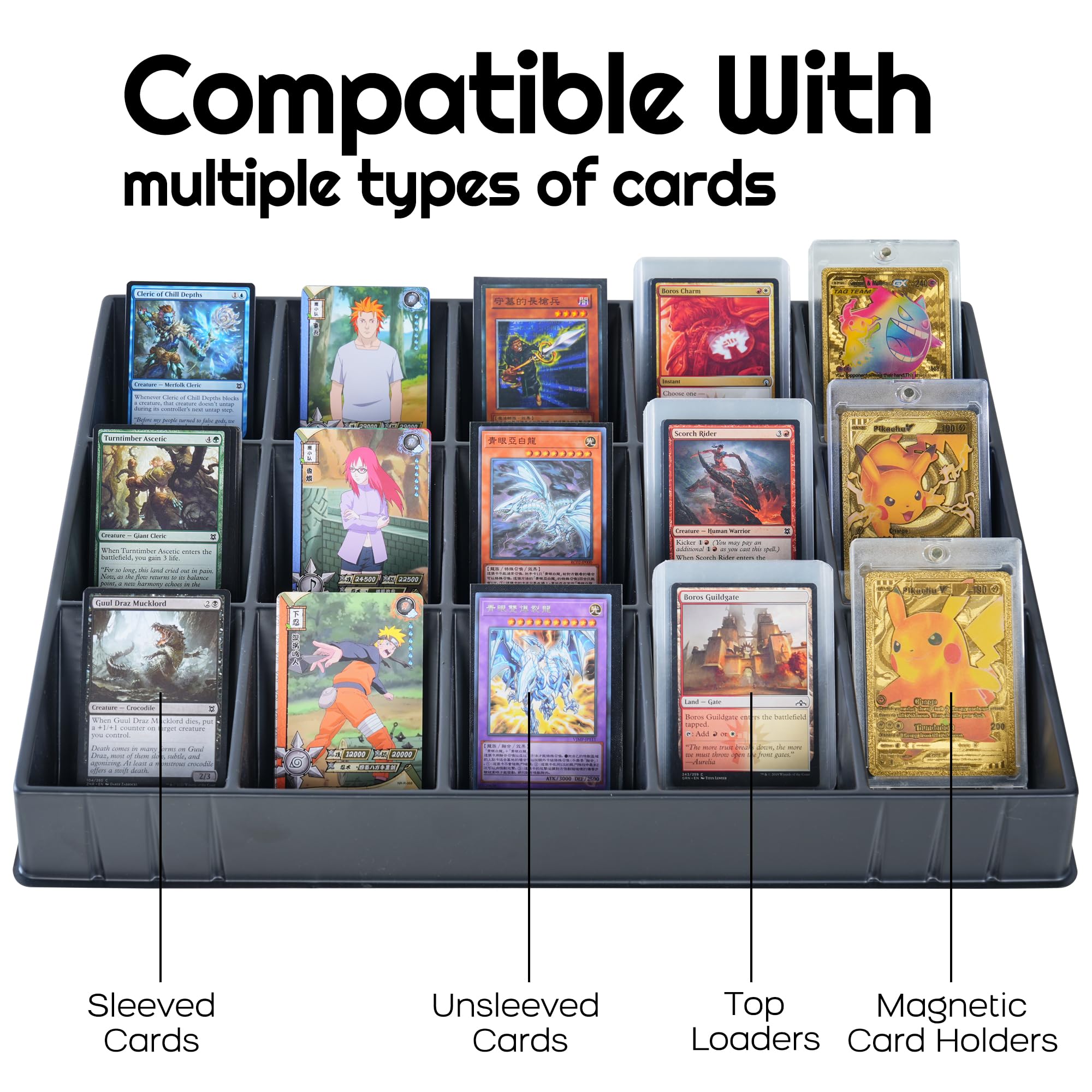 Amazon.co.jp: D DACCKIT カード仕分けトレイ スポーツカード&TCG用