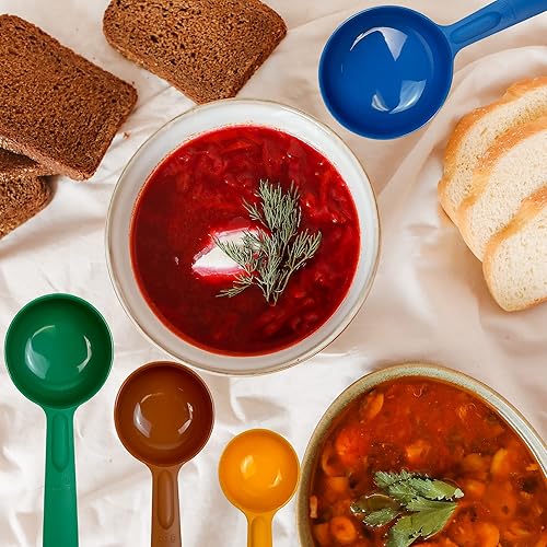 Miniatura 5 de Rite-Size Rite - Juego de utensilios de control de porciones, plástico copolímero resistente al calor, cucharas de cocina profesionales (juego de 7