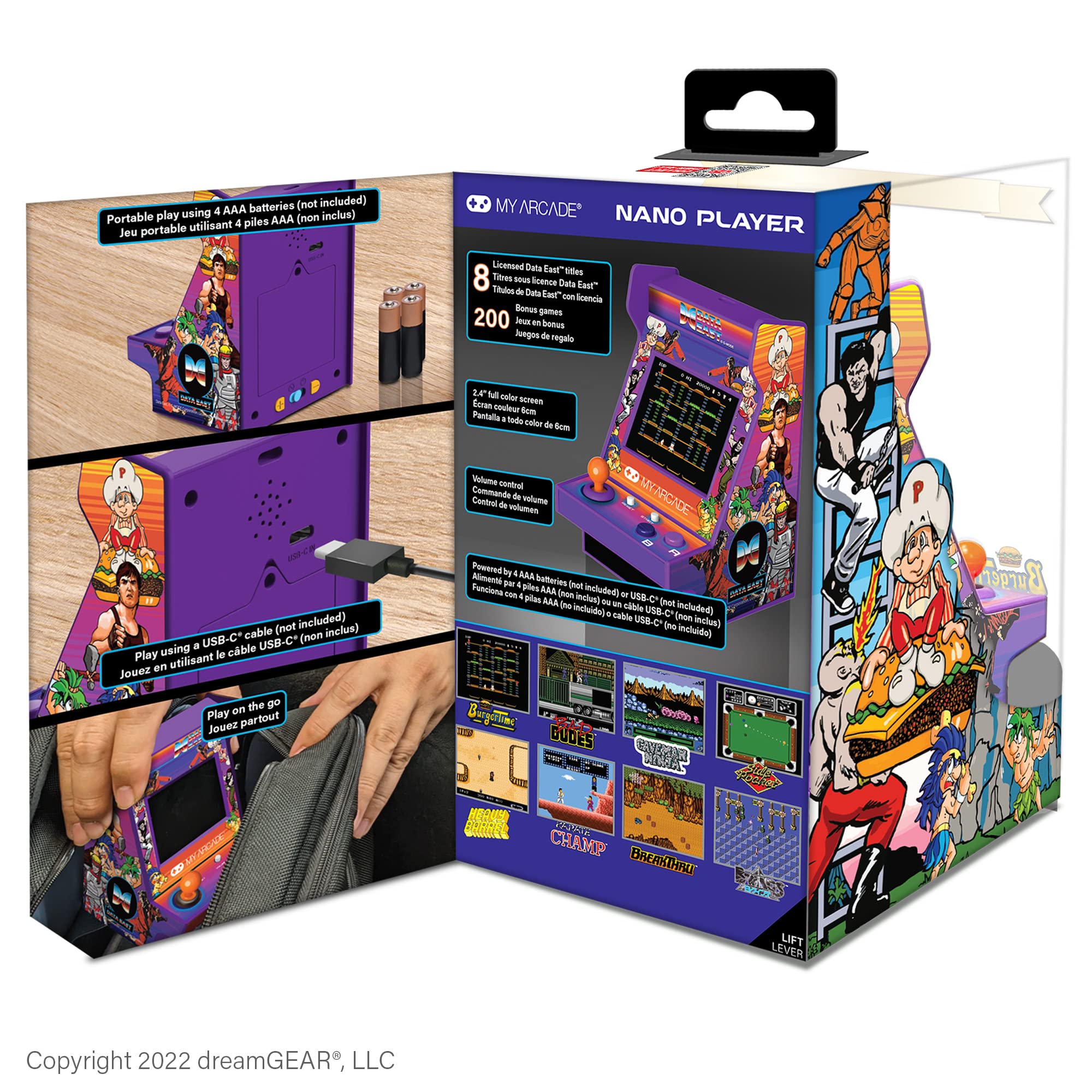 Just For Games Nano Player Portable Retro Arcade Console