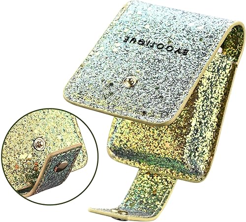 Vista 9 de BYOOTIQUE Estuche de maquillaje para lápiz labial con espejo, portátil, para brillo de labios, bolsa de cosméticos, organizador de maquillaje, bolsa