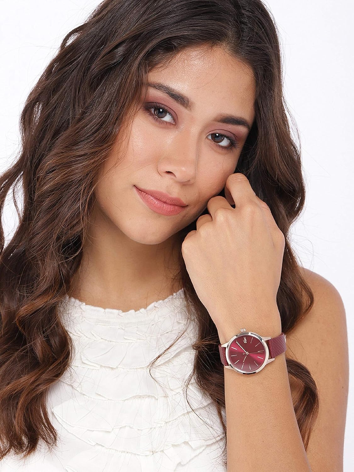 Lacoste Orologio Analogico al Quarzo da Donna con Cinturino in Pelle Bordeaux - 2001092 Lacoste Orologio Analogico al Quarzo da Donna con Cinturino in Pelle Bordeaux - 2001092