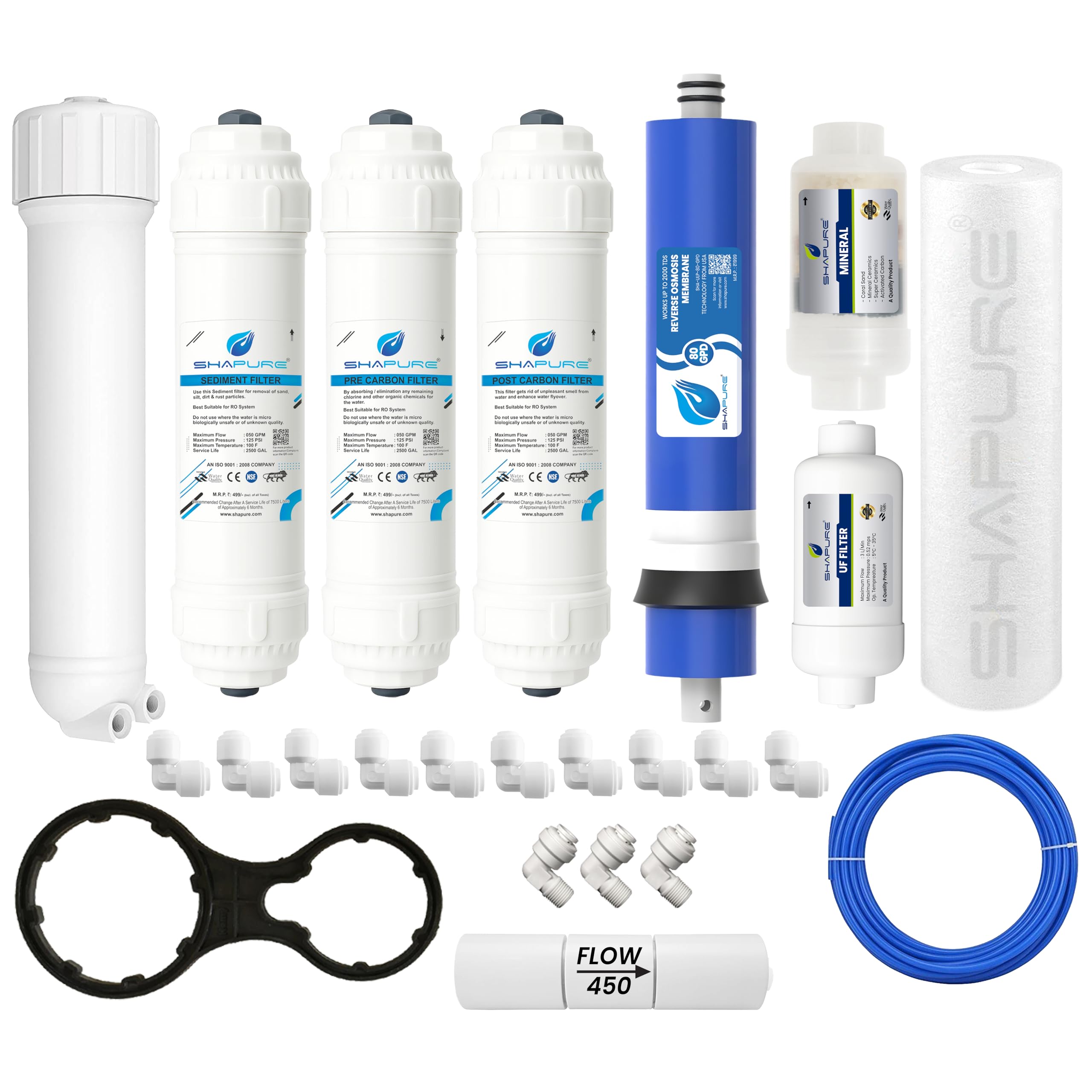 Shapure RO Service Kit - Replace Filters Yearly -1