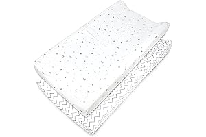 2-Pack 100% Cotton Knitted Changing Pad Cover