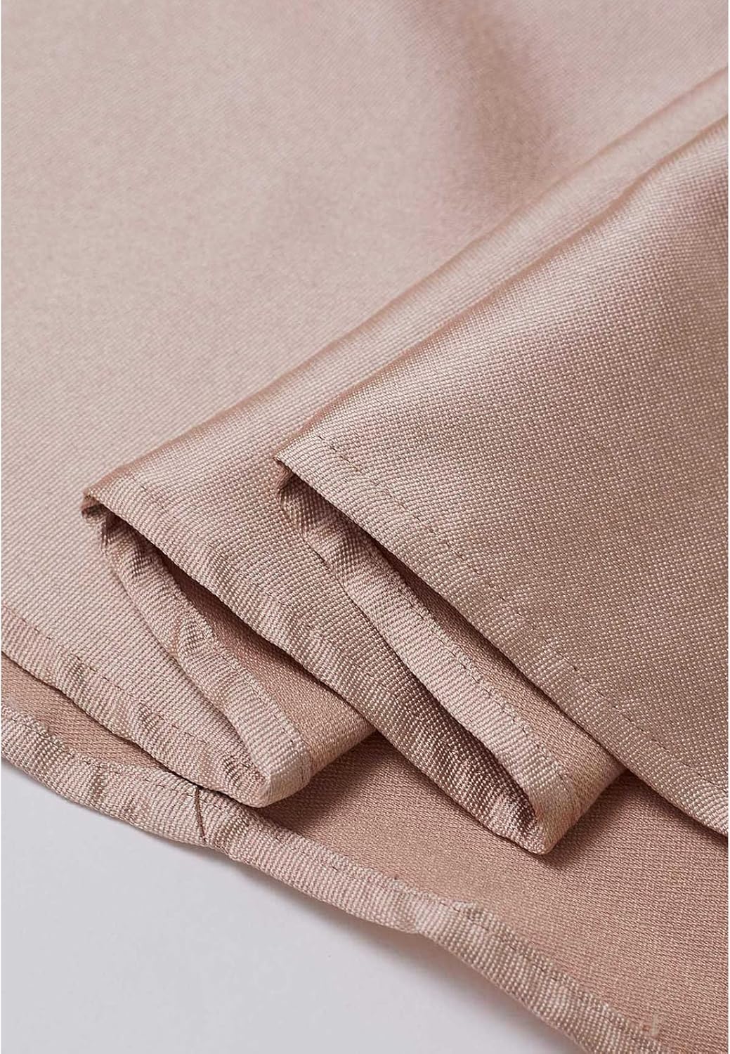 CHICWISH Women Sleek Pleated Midi Skirt A-Line Elastic High Waist Solid Flared Skirt with Side Pockets Coral - Image 4