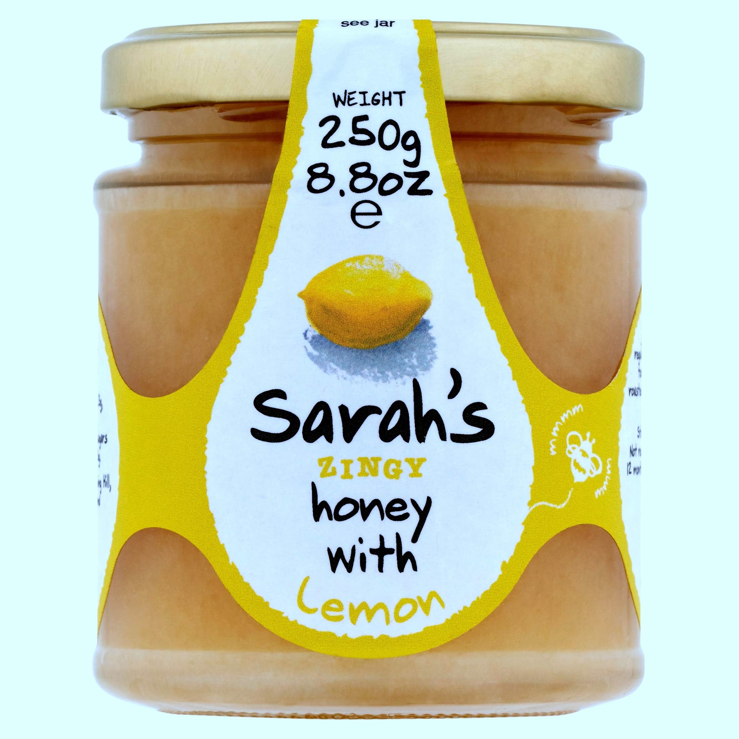 Mileeven Sarah's Zingy Honey with Lemon, 8.8 Ounce