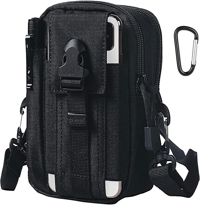 Azarxis Taktische Hüfttasche 2-tlg. - Molle System Für Outdoor & Camping