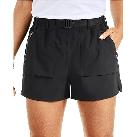CRZ YOGA Women's Waterproof Hiking Shorts: Stay Dry and Comfortable on Your Next Adventure