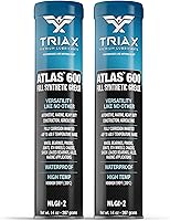 Vista 5 de TRIAX Atlas 600 Grasa, completamente sintética de alta temperatura NLGI-2, rodamiento de ruedas, resistente rendimiento ultra alto, prácticamente