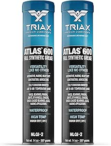 TRIAX Atlas 600 Blauw Volledig synthetisch vet, Hoge temperatuur -40°C
