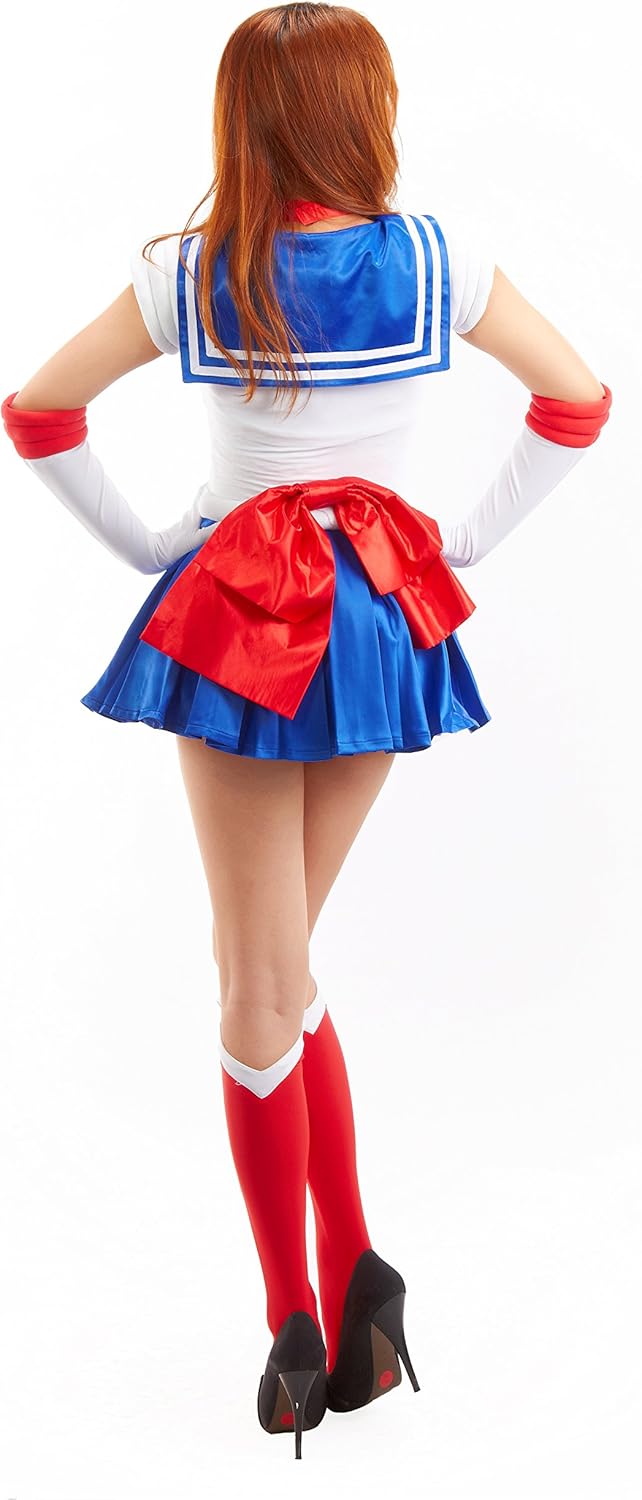 Women's Tsukino Usagi Adult Cosplay Costume 7 Pcs Set - Image 4