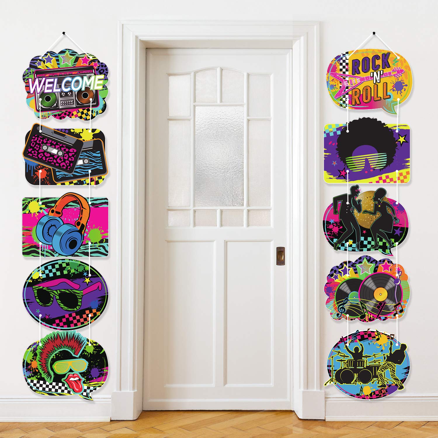 Buy 80s Party Decorations 80s Birthday Supplies Favors Door Hanging