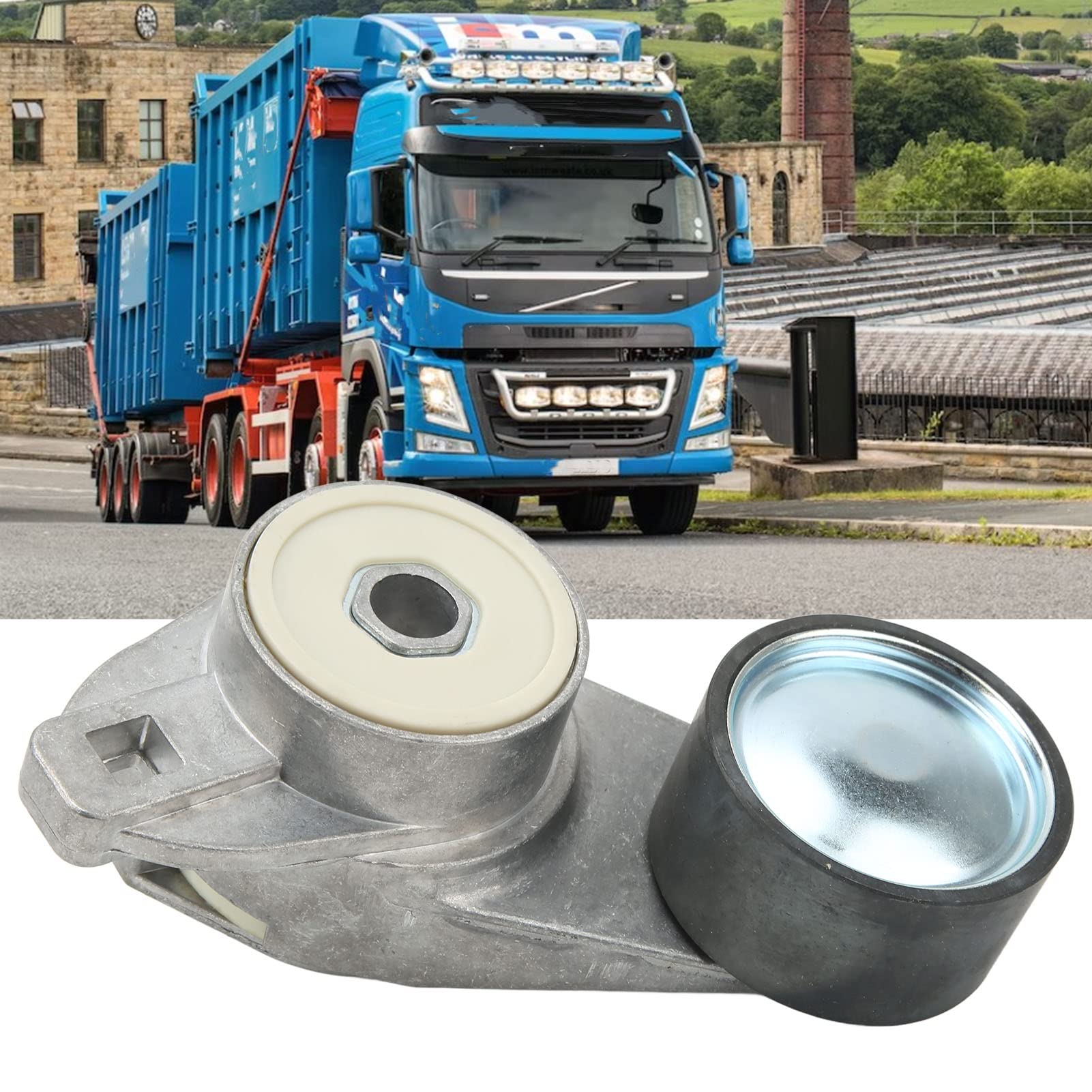 Tendicinghia in acciaio legato sostituisce 3979980 - Compatibile con motori D11 D12 D13 di camion per modelli 480 - Acciaio temprato per una migliore durezza e resistenza