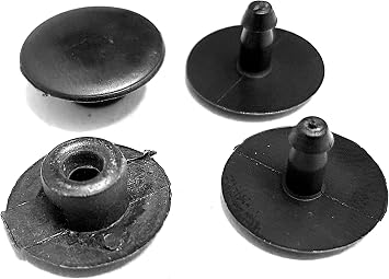 Replacement Rivets for Croc Black Set of 4