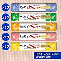 Vista 3 de INABA - Golosinas Churu para gatos, puré cremoso para gatos, sin cereales, que se puede lamer y exprimir / suplemento con vitamina E y taurina, 0.5