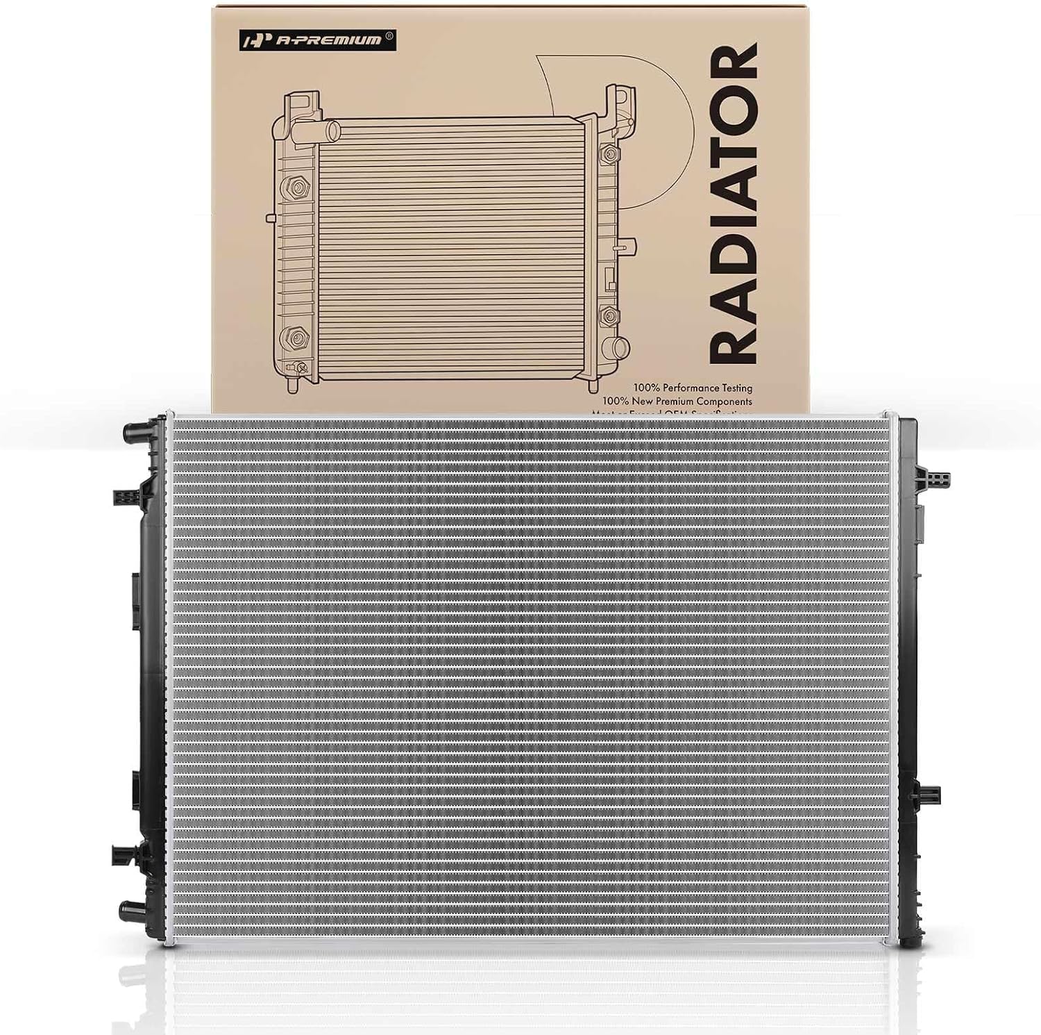 A-Premium Engine Coolant Radiator Assembly Compatible with Nissan Rogue 2022-2023, X-Trail 2022, 1.5L 2.0L 2.5L, Replace# 214576RS0A