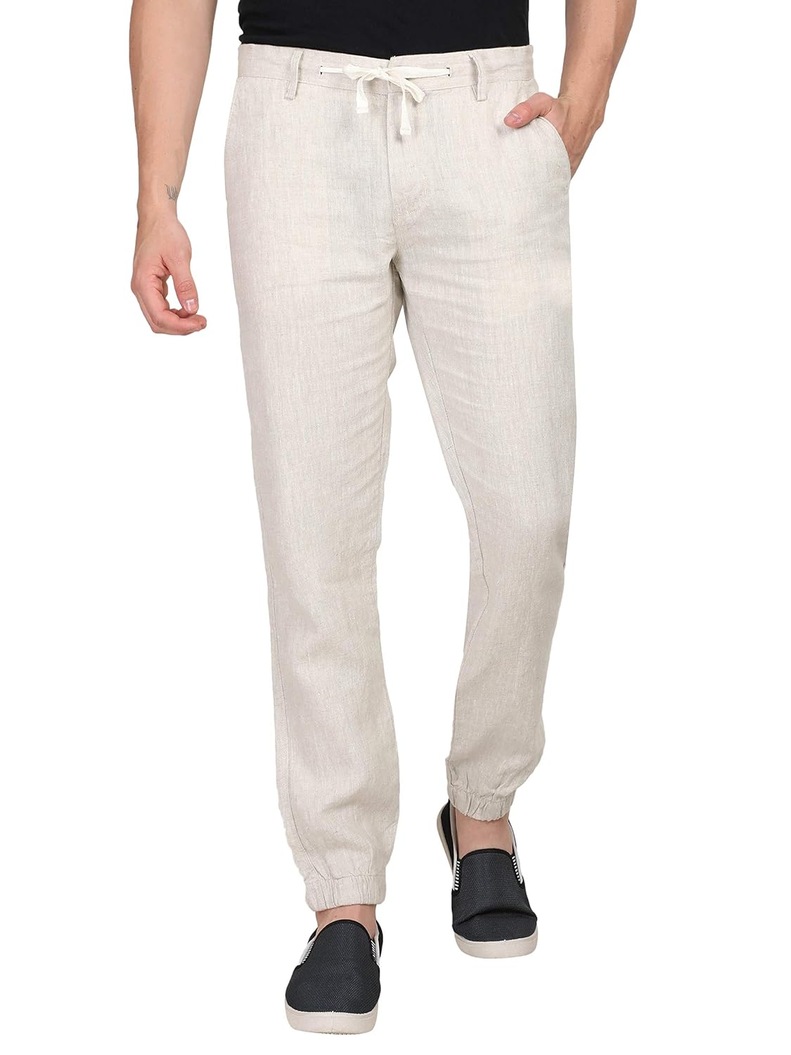 Mens linen jogger Clearance