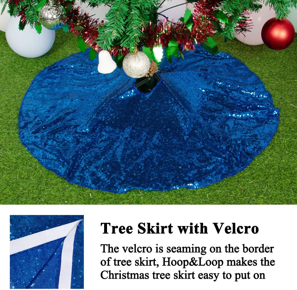 sequin tree skirt kits