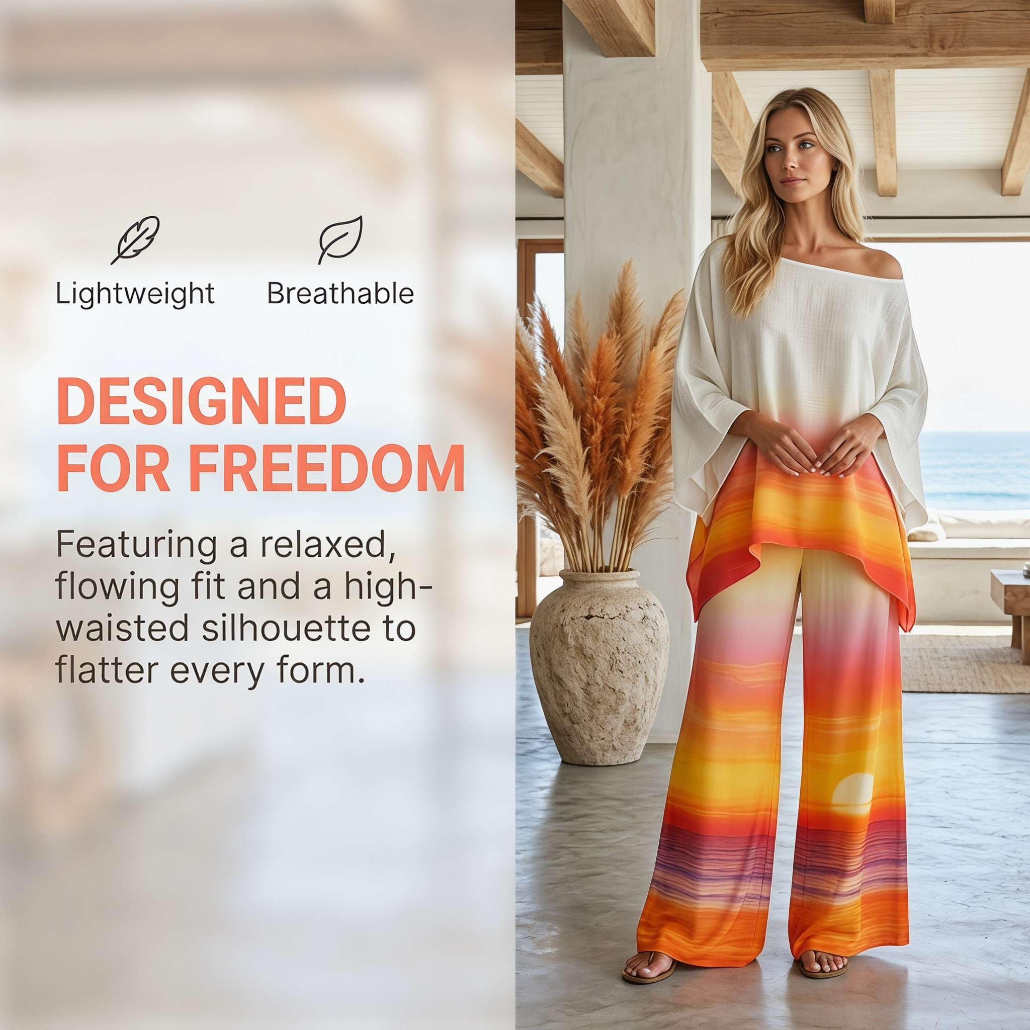 Conjunto Lino Dos Piezas Mujer Verano Vestir Elegante Chandal Mangas Largas Boho Camiseta y Pantalons 2 Piezas Top Talla Grande Ropa Deportiva Cintura Alta Casa Vacaciones Playa Moda 2026