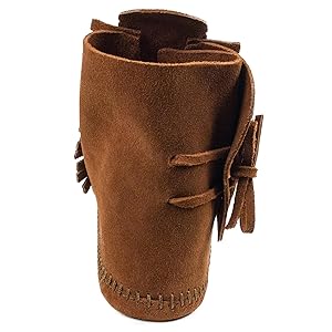 Amazon | Minnetonka メンズ 2つボタン ソフトソールブーツ US