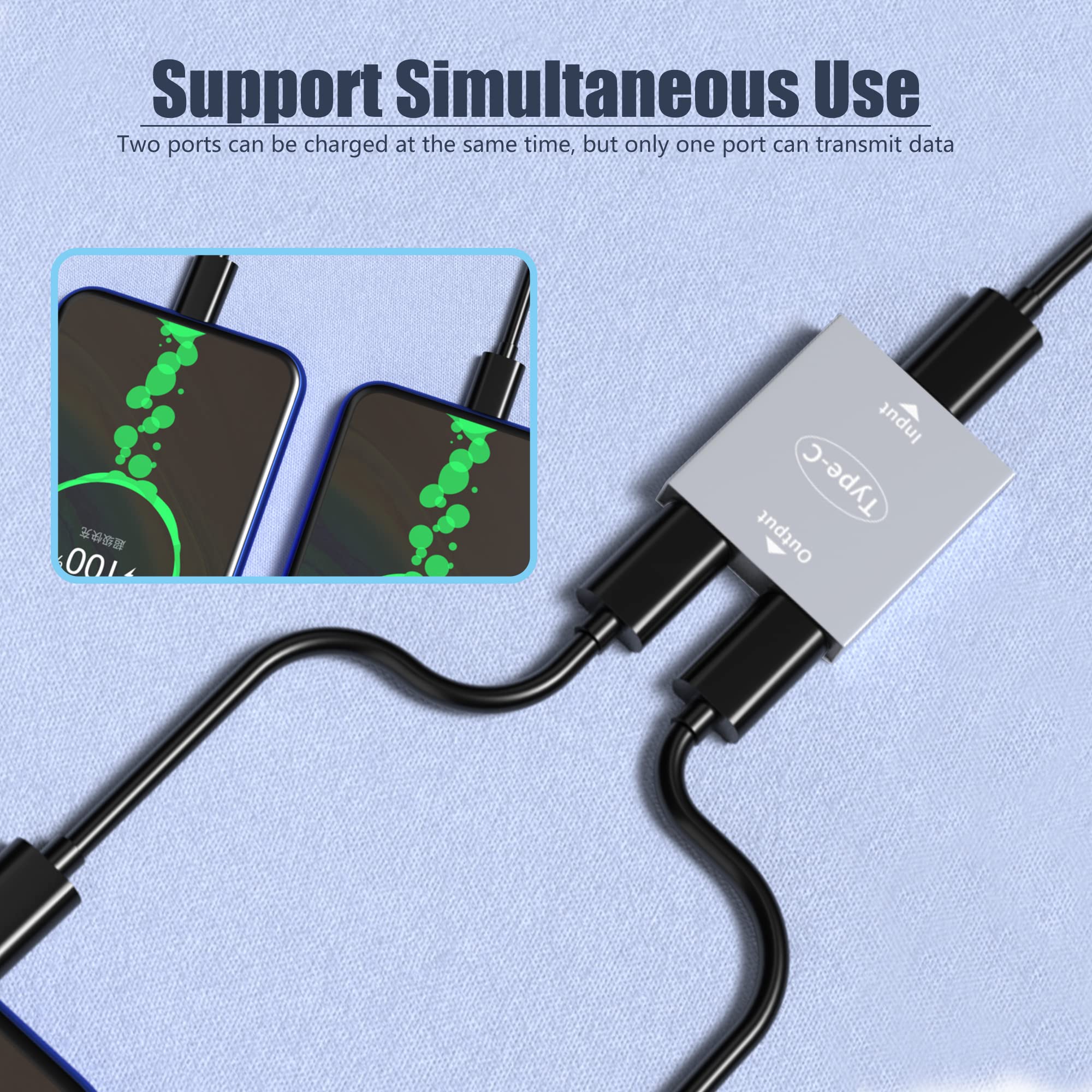 YACSEJAO Right Angle USB C To USB Adapter (2-Pack) - 90 Degree OTG Converter For Phones, Tablets & Laptops