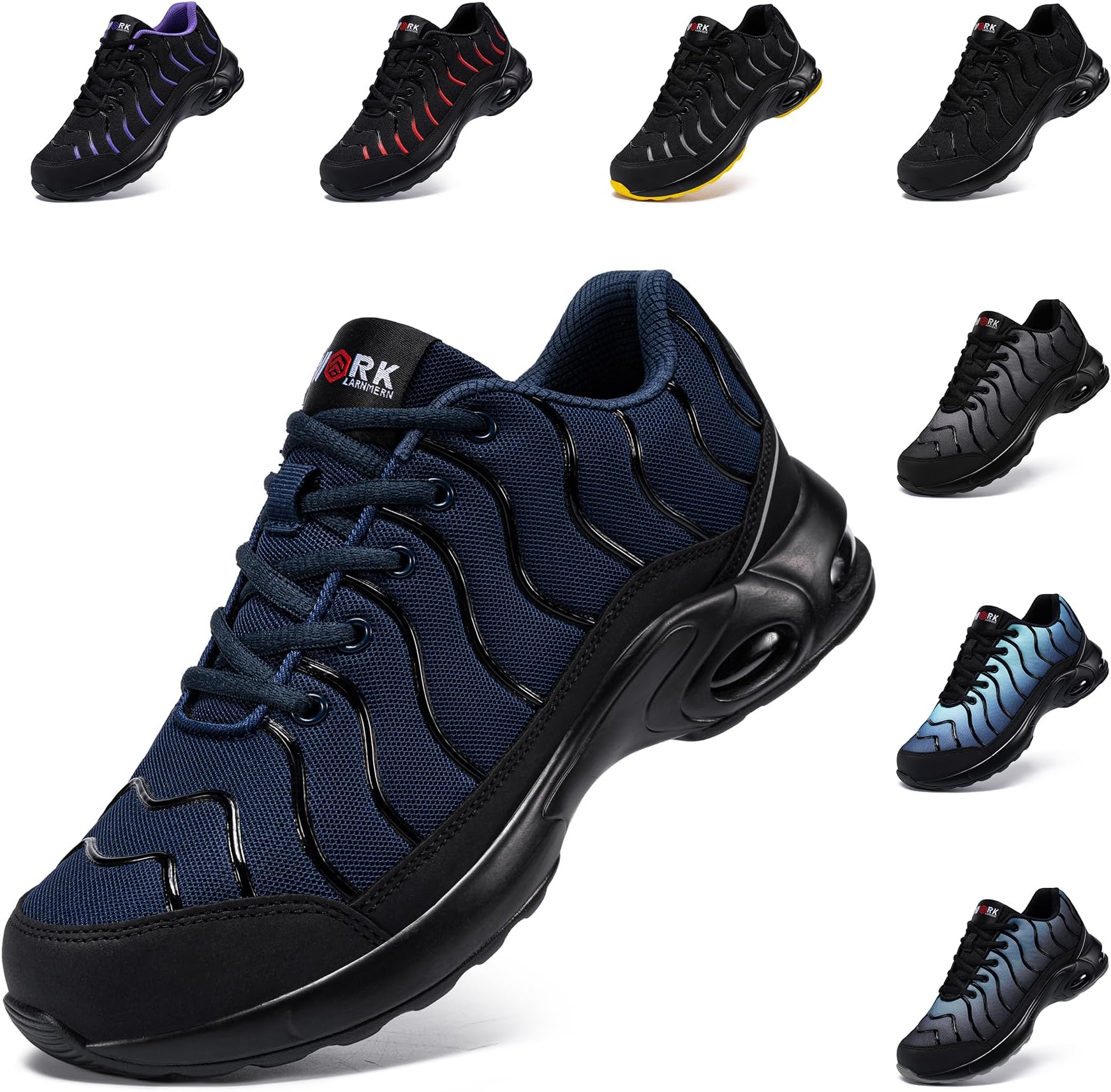 all navy blue air forces