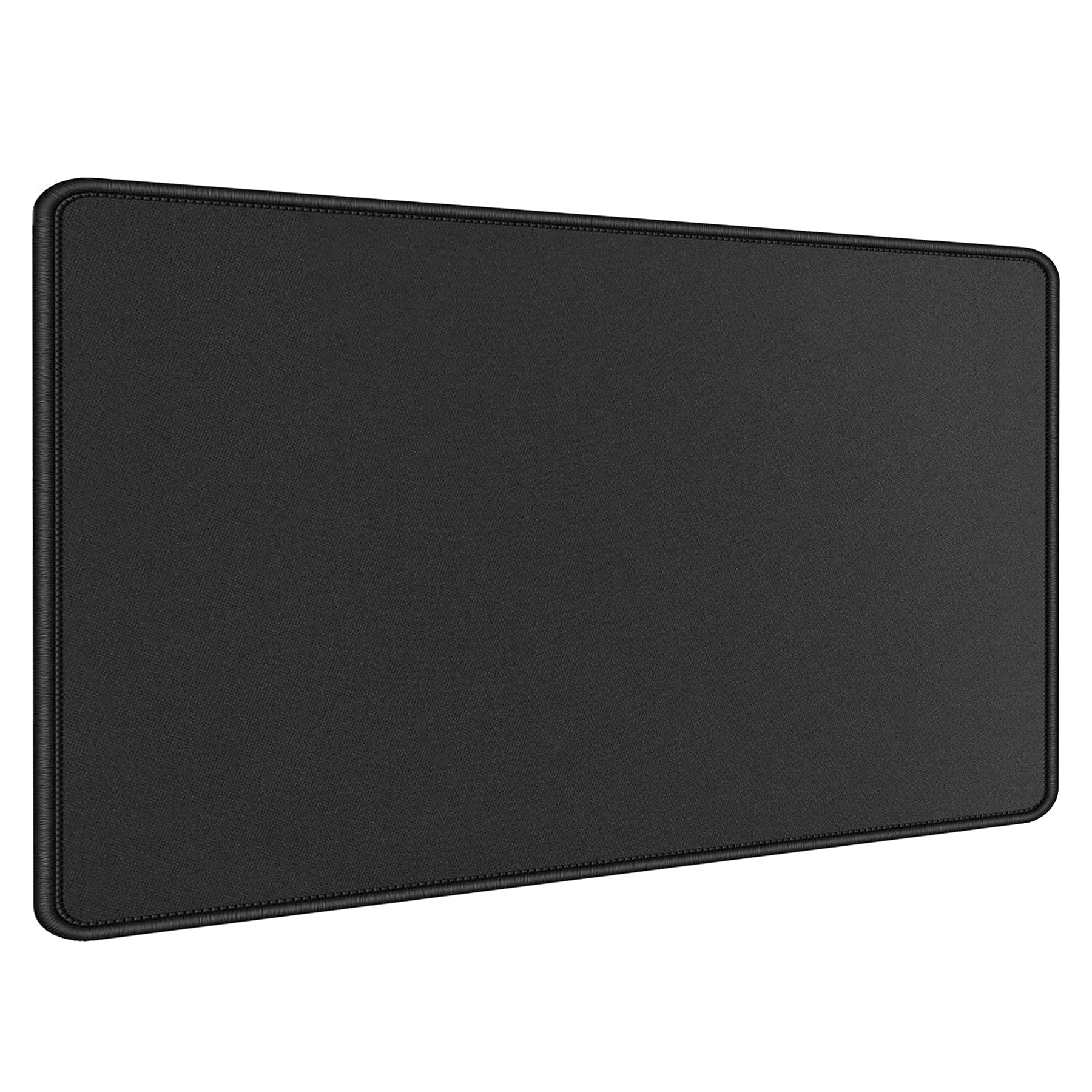 Gaming Mouse Pad, Large Mouse Mat Size 70 x 30 cm Thickness 3 mm, Non-Slip and Waterproof Computer Mouse Mat with Stitched Edges for Games/Office/Home-70 x 30 cm, Black
