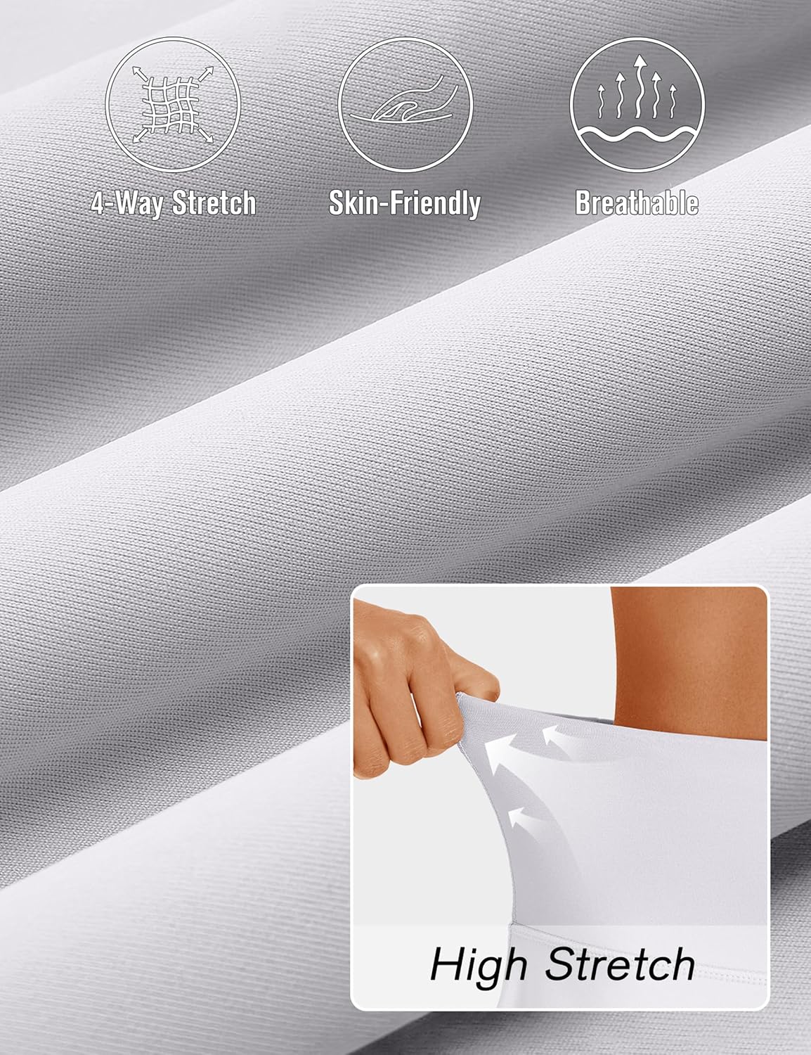 ZUTY 22" Knee Length Skorts Long Golf Skirts for Women with Pockets High Waisted Tummy Control Athletic Tennis Casual Skort - Image 4