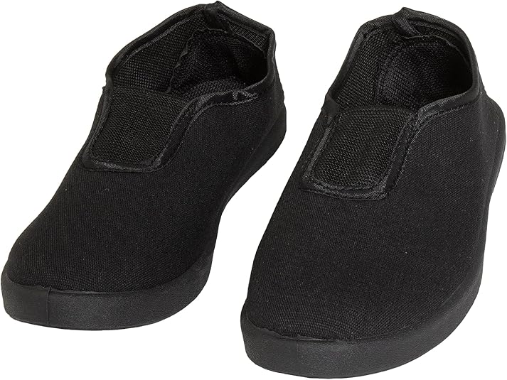 Boys Girls School Pumps Pe Gym Black White Plimsolls Trainers Adult Lace Dance Ballet Plain Plimsoles Non Marking Sole