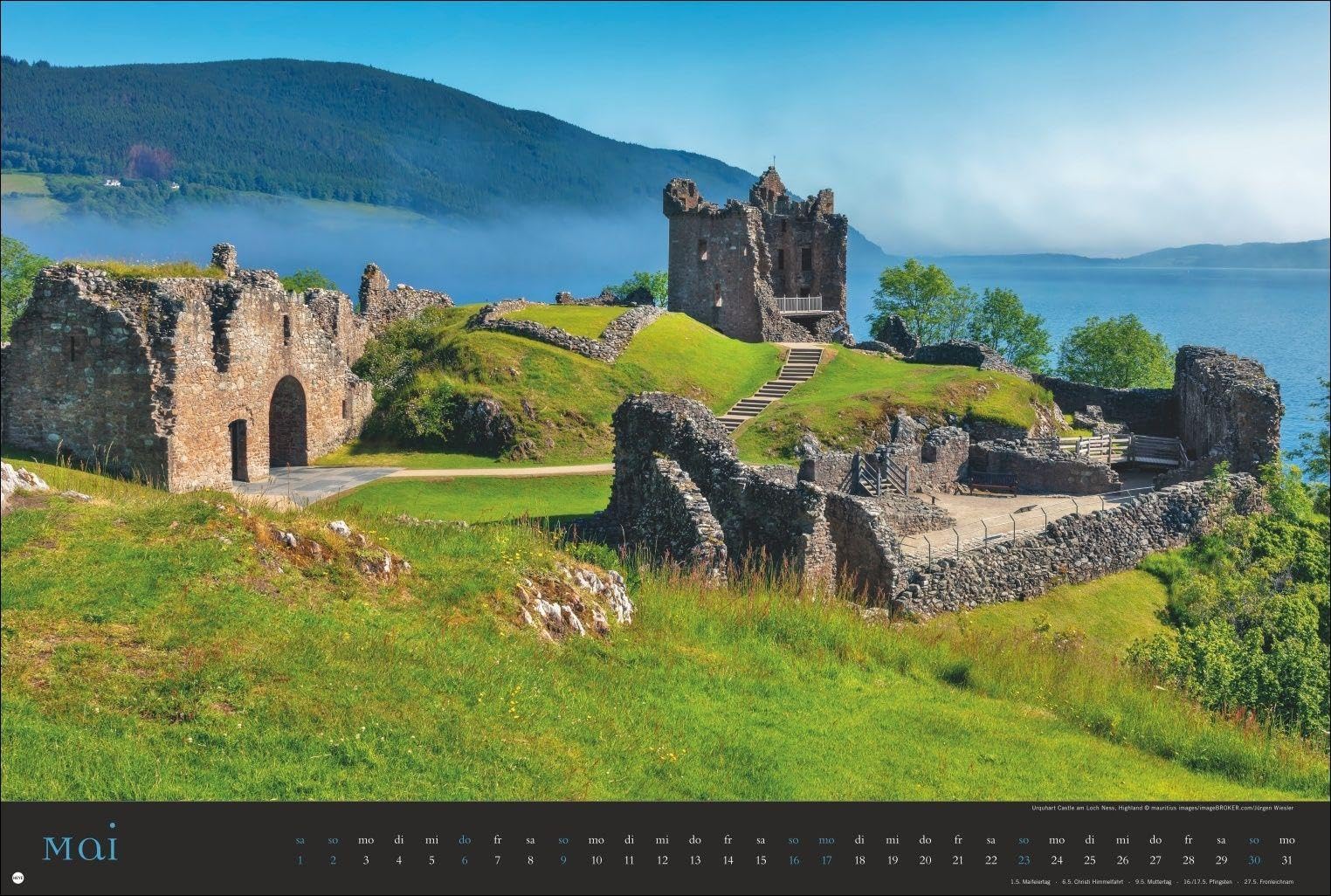 Land of Legends Kalender 2027 - Schottlands Burgen und Schlösser: Ein Wandkalender im Großformat, der Schottland in seiner wilden Schönheit zeigt. ... voll wild-romantischer Burgen und Schlösser.