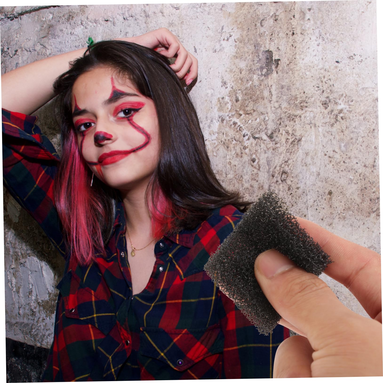 128pezzi Spugne Per Makeup Speciali Spugnette Per Halloween Per Ferite e Contusioni Accessori Per Artistici e Professionisti