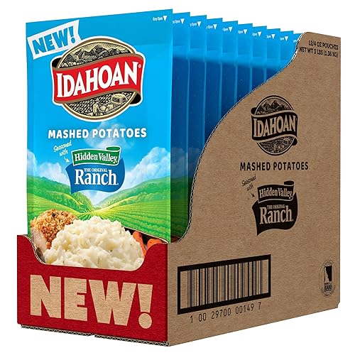 Miniatura 6 de Idahoan Puré de papas sazonado con Hidden Valley Original Ranch, 4 onzas (paquete de 12)