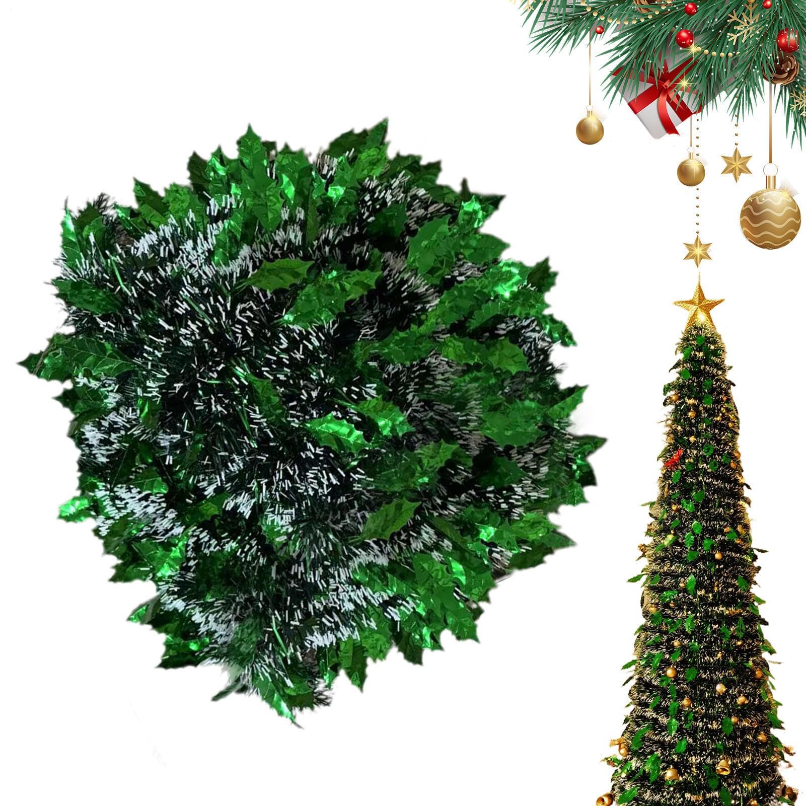 Árbol De Navidad Artificial Plegable Artificial Para Exterior 1,5 M