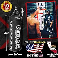 Vista 2 de OutSlayer XXL 150 LB Heavy Boxing Punching Bag - Versatile Training for Mixed Martial Arts Wider Striking Area - USA Made