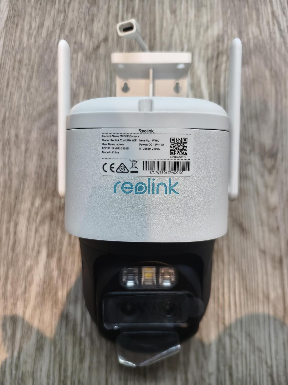 REOLINK 4K Wired WiFi Outdoor Camera, 8MP Dual Lens Security Camera, 360 PTZ w/Auto Tracking, 2.4/5GHz Wi-Fi Smart Person/Vehicle Detection, 6X Hybrid Zoom, Color Night Vision, TrackMix WiFi (Renewed)