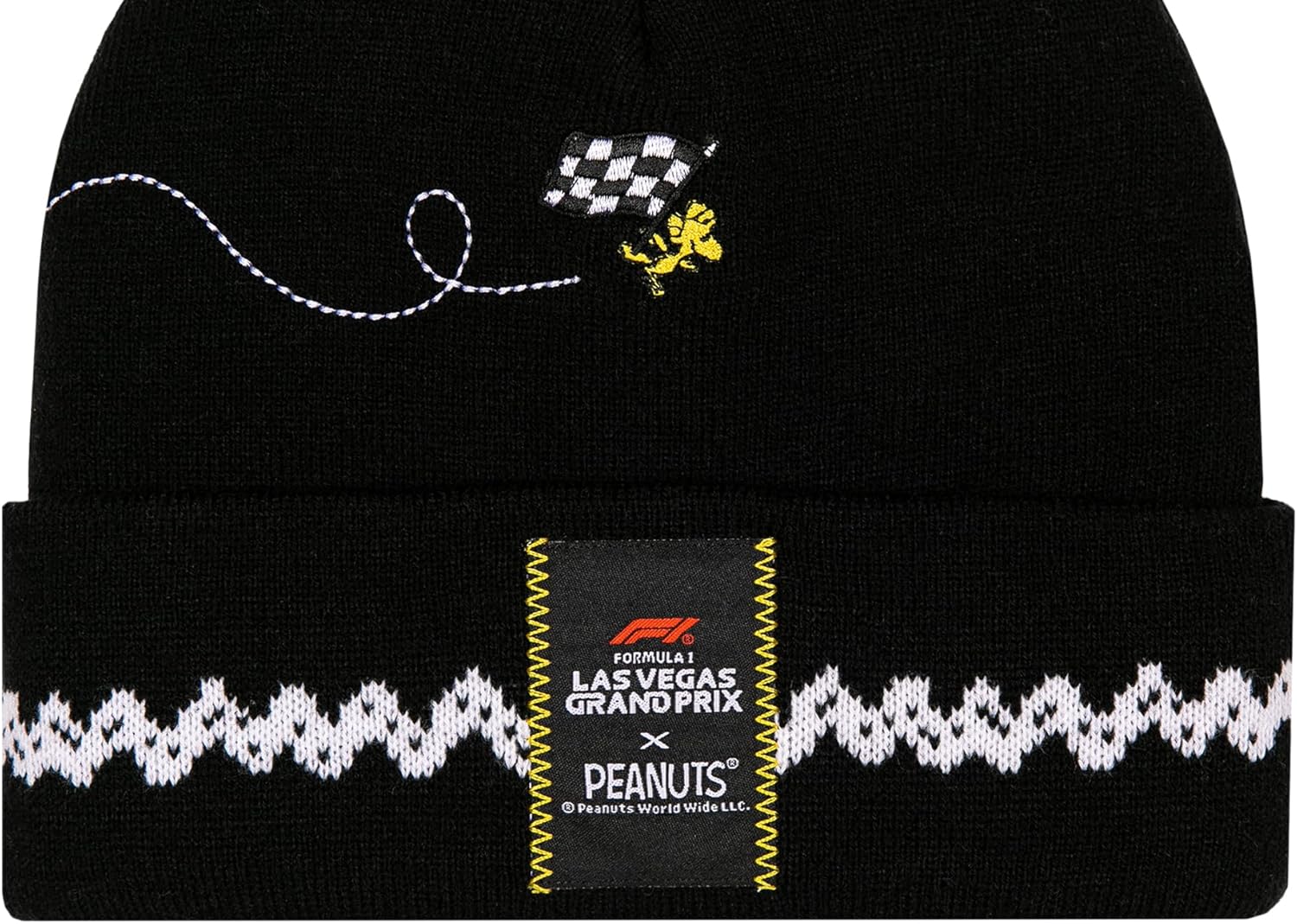 F1 Las Vegas Grand Prix Unisex Peanuts Fly Beanie - Image 4