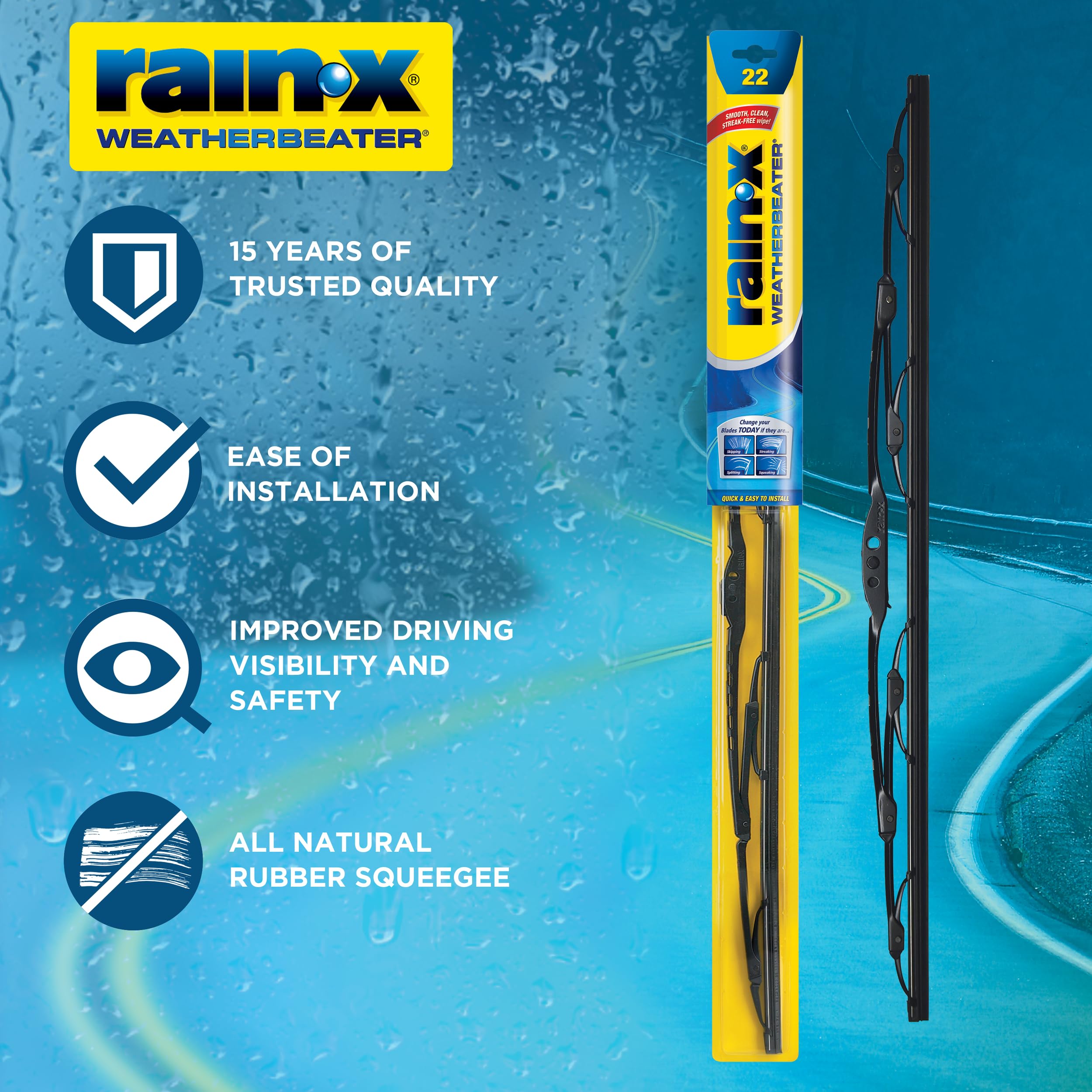 Amazon.com: Rain-X 820147 WeatherBeater, 26