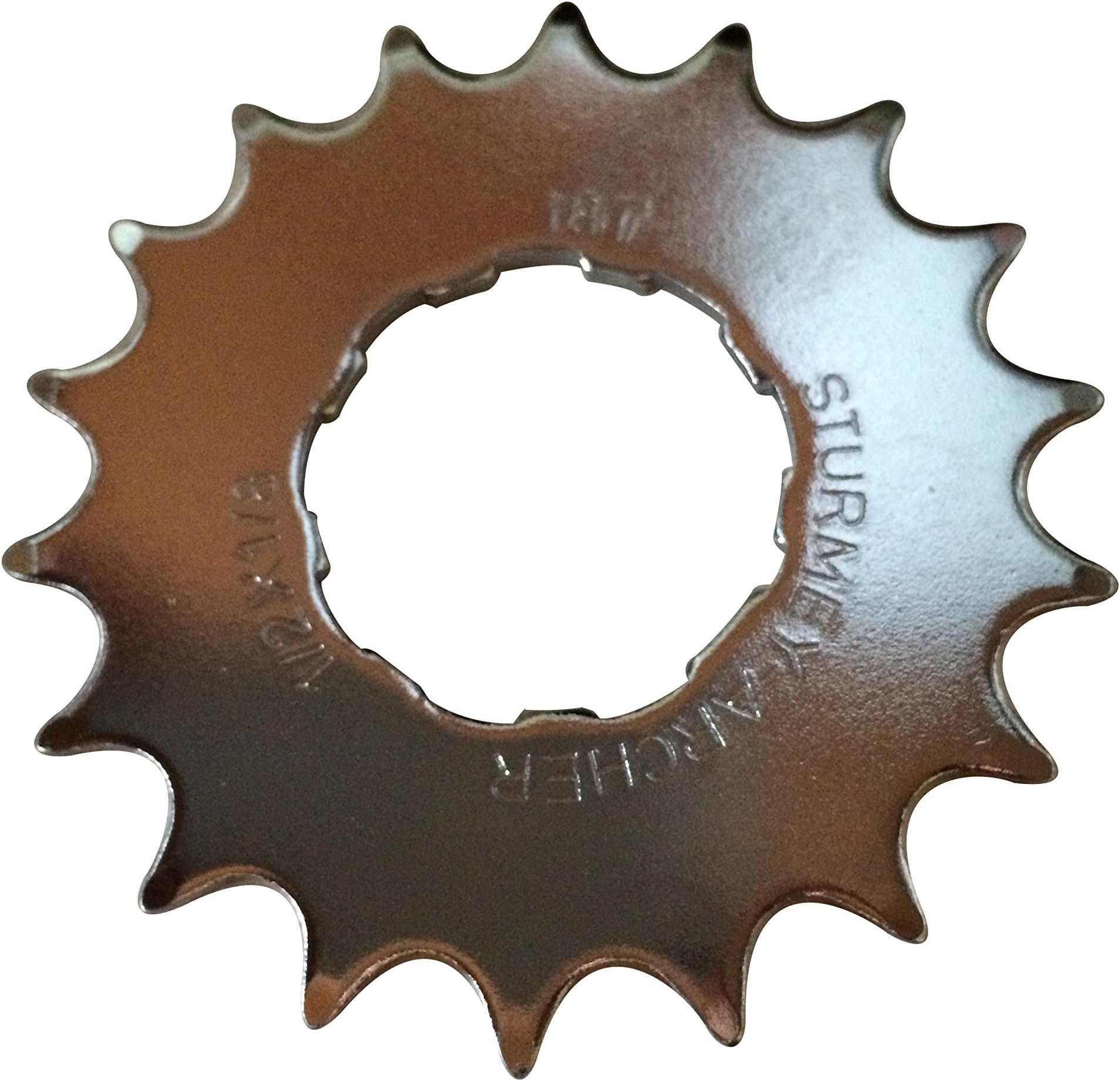 Tom gear HSL-892 flat 18T 1/2 x 1/8 steel silver